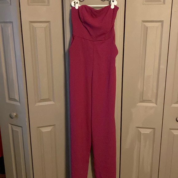 Express wine colored romper - Picture 1 of 1